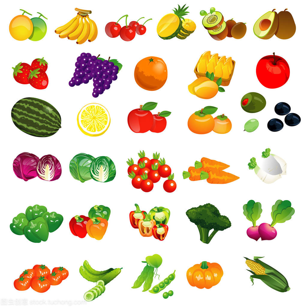 健康飲食之水果與蔬菜的重要性